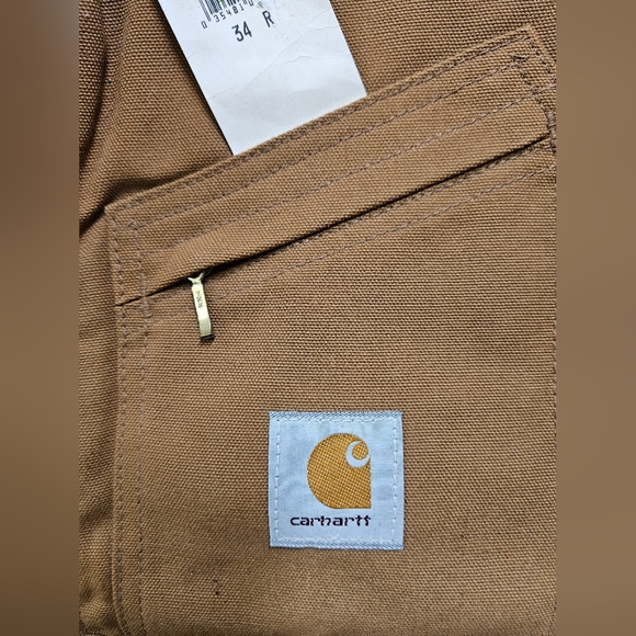 Vintage Carhartt Brown Duck Insulated Coveralls - Picture 7 of 10
